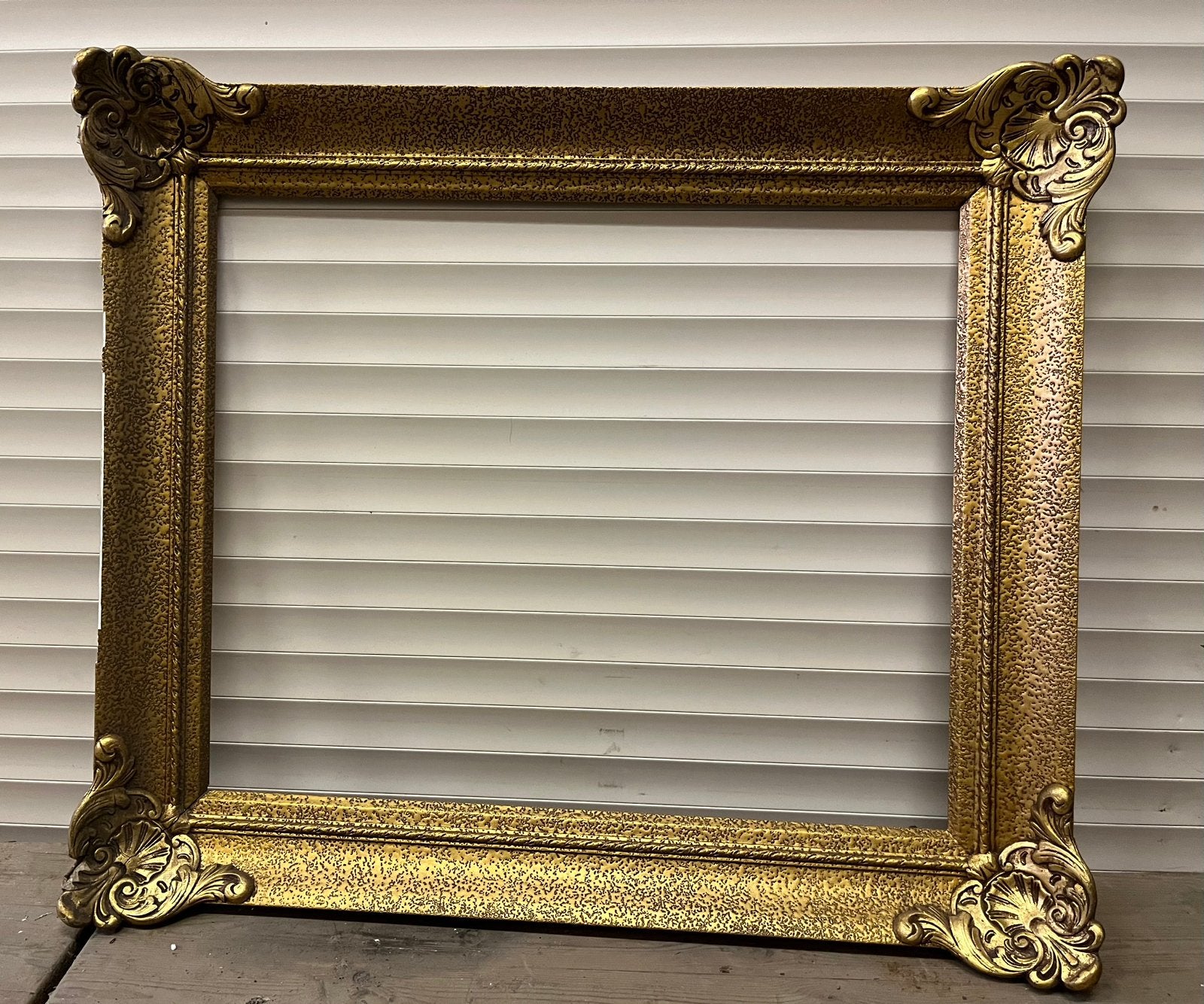 Cadre baroque doré - 51x61 cm, dimensions intérieures, Enlèvement ou Envoi, 51 cm, Utilisé, Doré