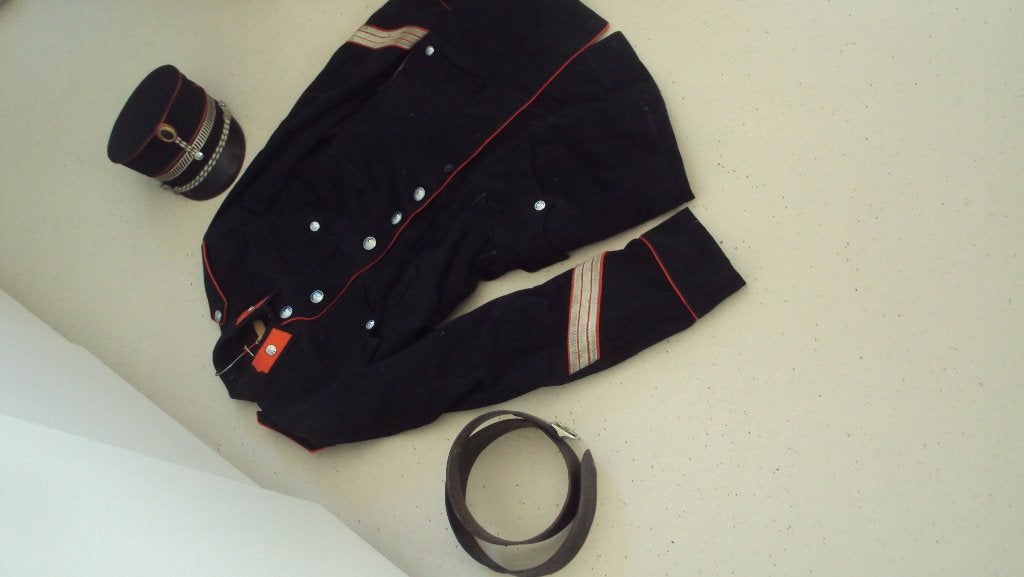 oud lot Rijkswacht ABL kepie vest en riem, Ophalen of Verzenden, Rijkswacht