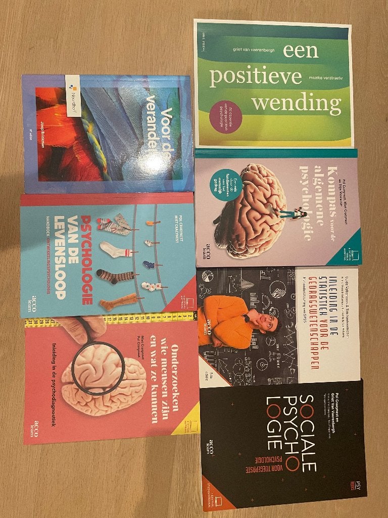 AP hogeschool Antwerpen 1ste jaar Toegepaste Psychologie, Boeken, Studieboeken en Cursussen, Zo goed als nieuw, Hogeschool, Ophalen of Verzenden