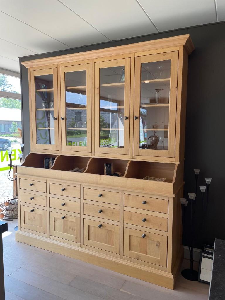 Landelijke Buffetkast, Huis en Inrichting, Kasten | Buffetkasten, Ophalen, Nieuw, Glas, Met plank(en)