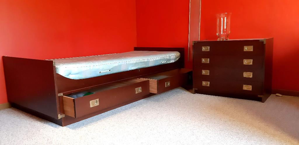 Chambre complète style bateau, Enlèvement, Utilisé, Une personne, Style bateau