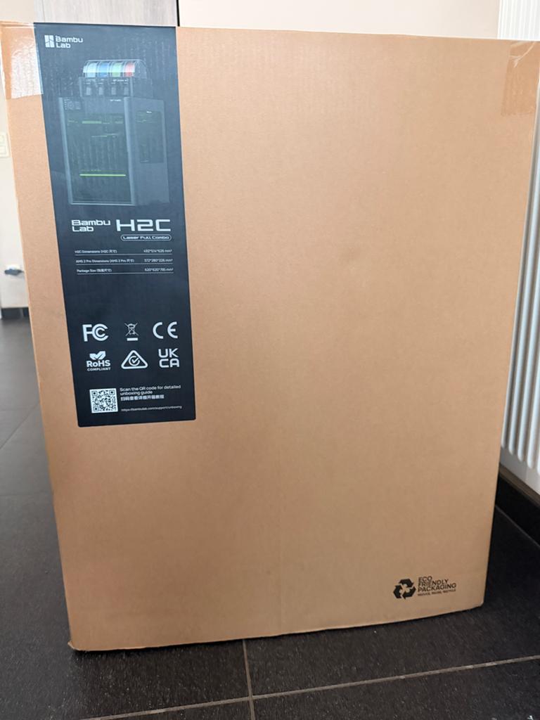 Bambu Lab H2C AMS Combo (zonder laser module), Computers en Software, 3D Printers, Ophalen, Nieuw, Filament