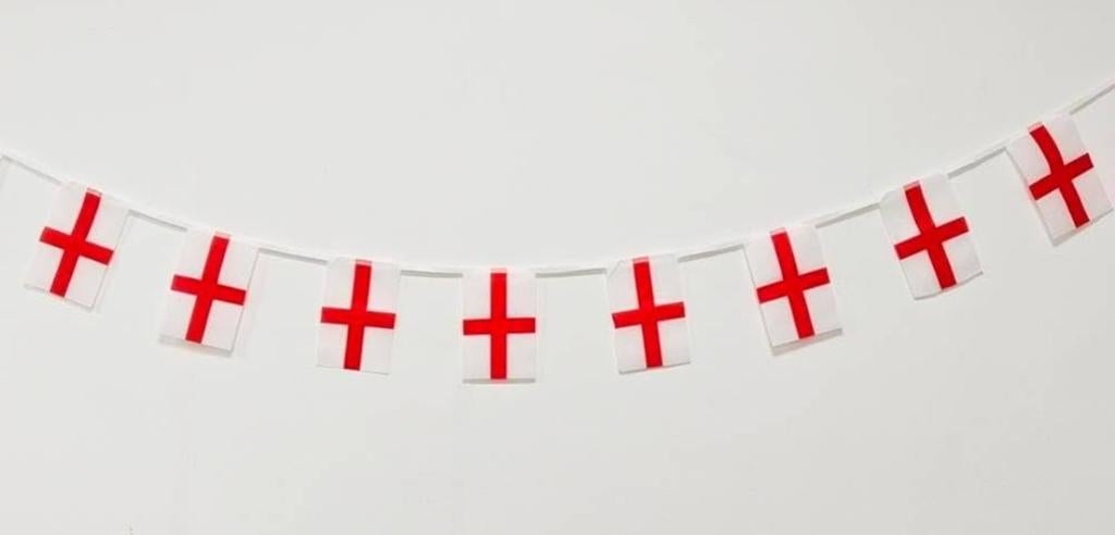 Engelse vlag slinger, Ophalen of Verzenden