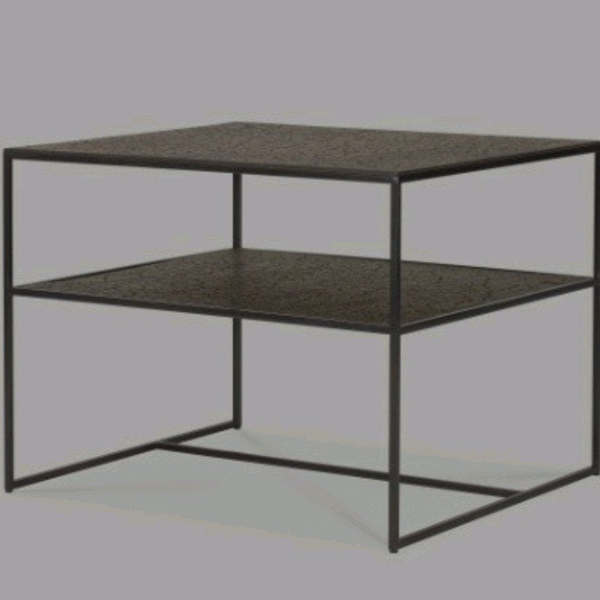 Ethnicraft Pentagon bijtafel - lava - whisky, Maison & Meubles, Tables | Tables de salon, Neuf, 50 à 100 cm, Enlèvement, 50 à 100 cm
