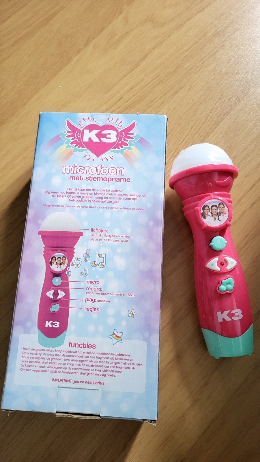 speelgoed  microfoon k3, Ophalen