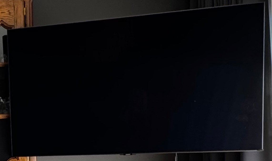 TV Samsung QESSQ9OTAL voor onderdelen of reparatie, Audio, Tv en Foto, Ophalen, Zo goed als nieuw, Samsung