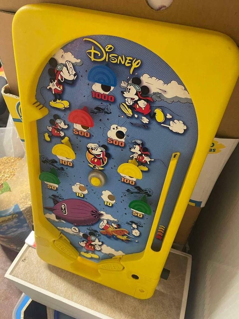 Disney vintage flipperspel, Verzamelen, Disney, Zo goed als nieuw, Overige typen, Mickey Mouse, Ophalen of Verzenden