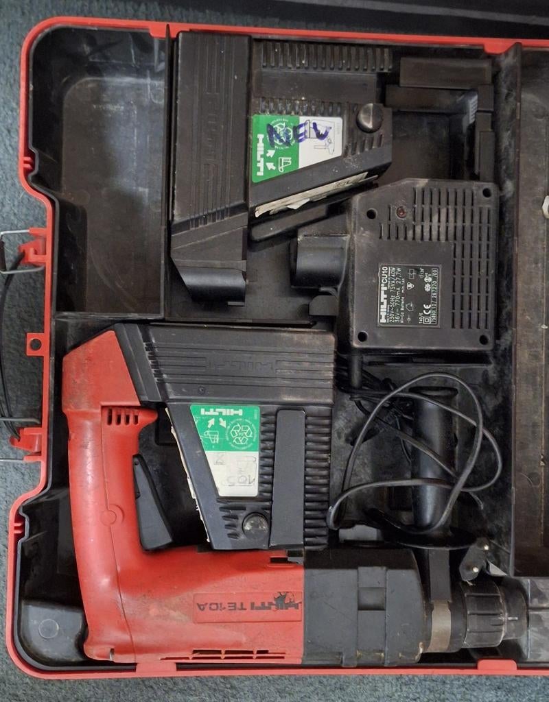 Hilti sur batterie, Enlèvement
