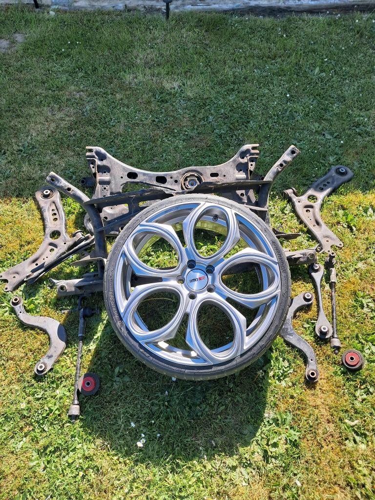 Pièces pour Golf GTI et jantes Motec 20 pouces, Enlèvement, Utilisé, Volkswagen