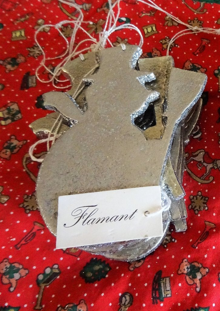 Nieuw kerstversieringen van Flamant. 5 sneeuwmannen. Metaal, Diversen, Ophalen of Verzenden, Nieuw