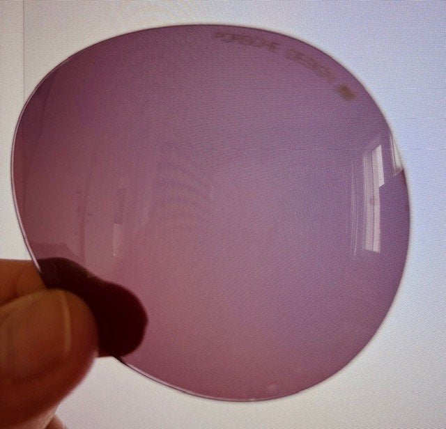 Vintage Verre de lunettes de soleil Porsche Design, Enlèvement ou Envoi, Utilisé, Violet, Lunettes