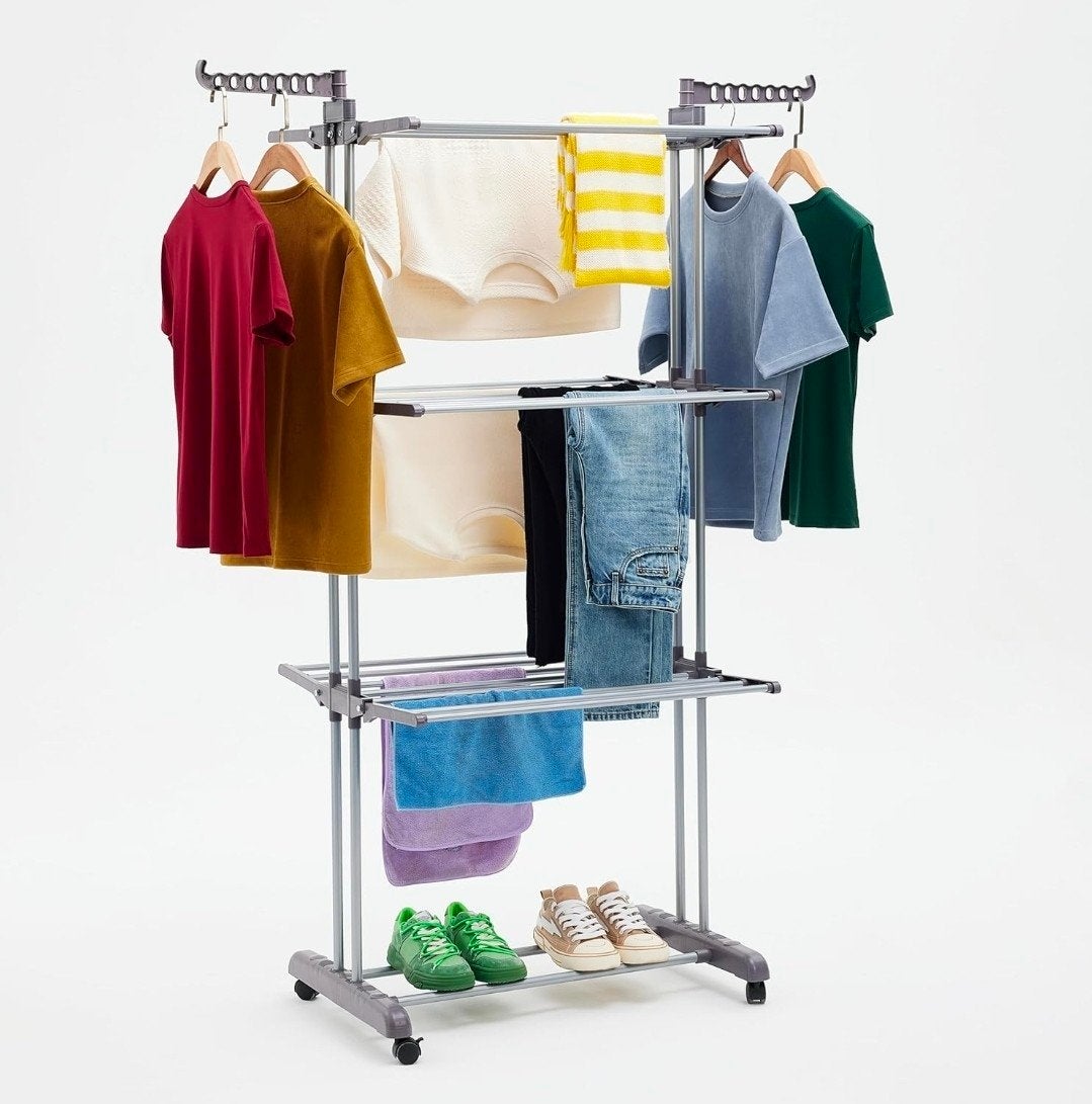 Séchoir à linge avec penderie neuf, Enlèvement, Séchoir