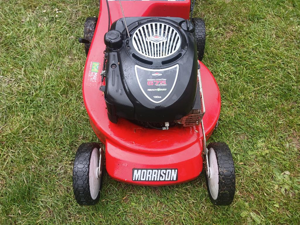 Tondeuse MORRISON 53 cm BRIGGS STRAT.190cc prête à l’emploi, Fonction de mulching, MORRISON BRIGGS STRATTON, Tondeuses à gazon à essence