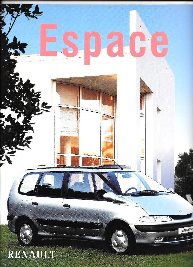 RENAULT ESPACE  2001, Boeken, Auto's | Folders en Tijdschriften, Ophalen of Verzenden, Zo goed als nieuw, Renault
