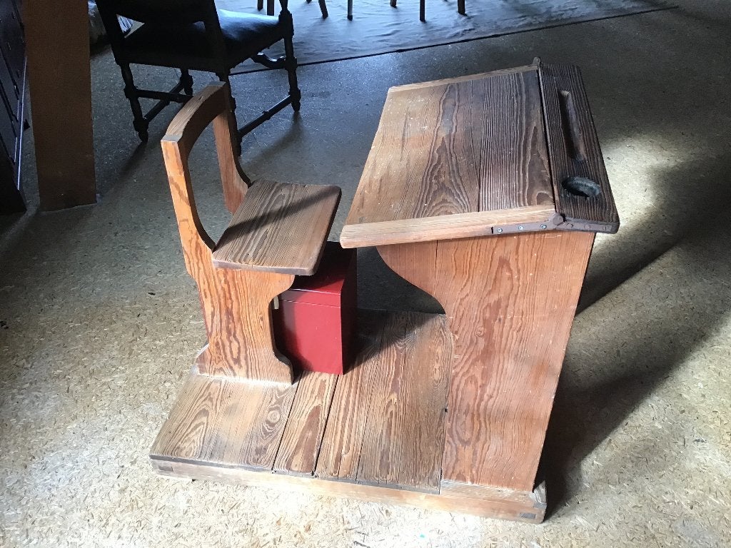 Banc d’ecole, Antiek en Kunst, Antiek | Meubels | Tafels, Ophalen