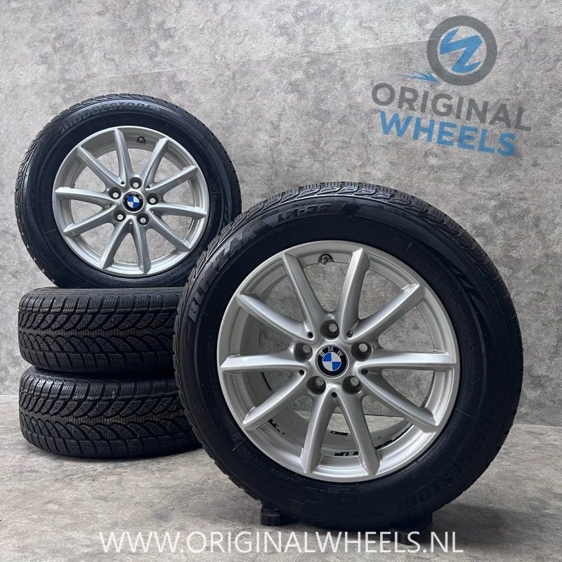 16 inch originele velgen + winterbanden BMW 2 serie F45 F46, Pneus et Jantes, Pneus hiver, 16 pouces, -