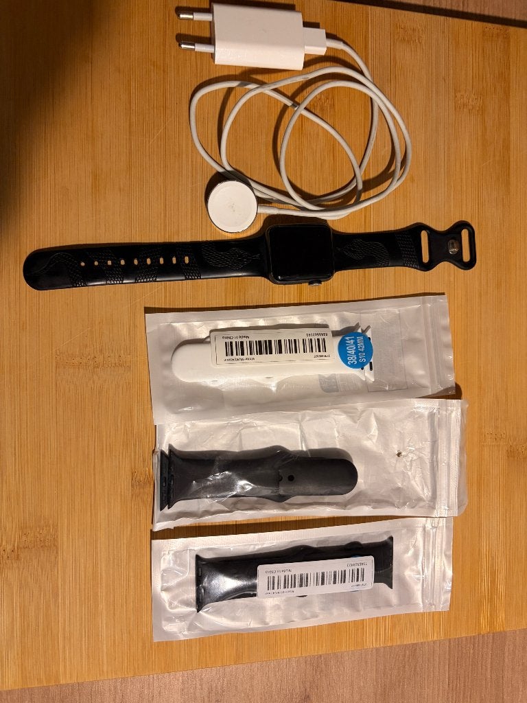 Appel Watch série 3, Ophalen, Gebruikt, Zwart, Apple Watch