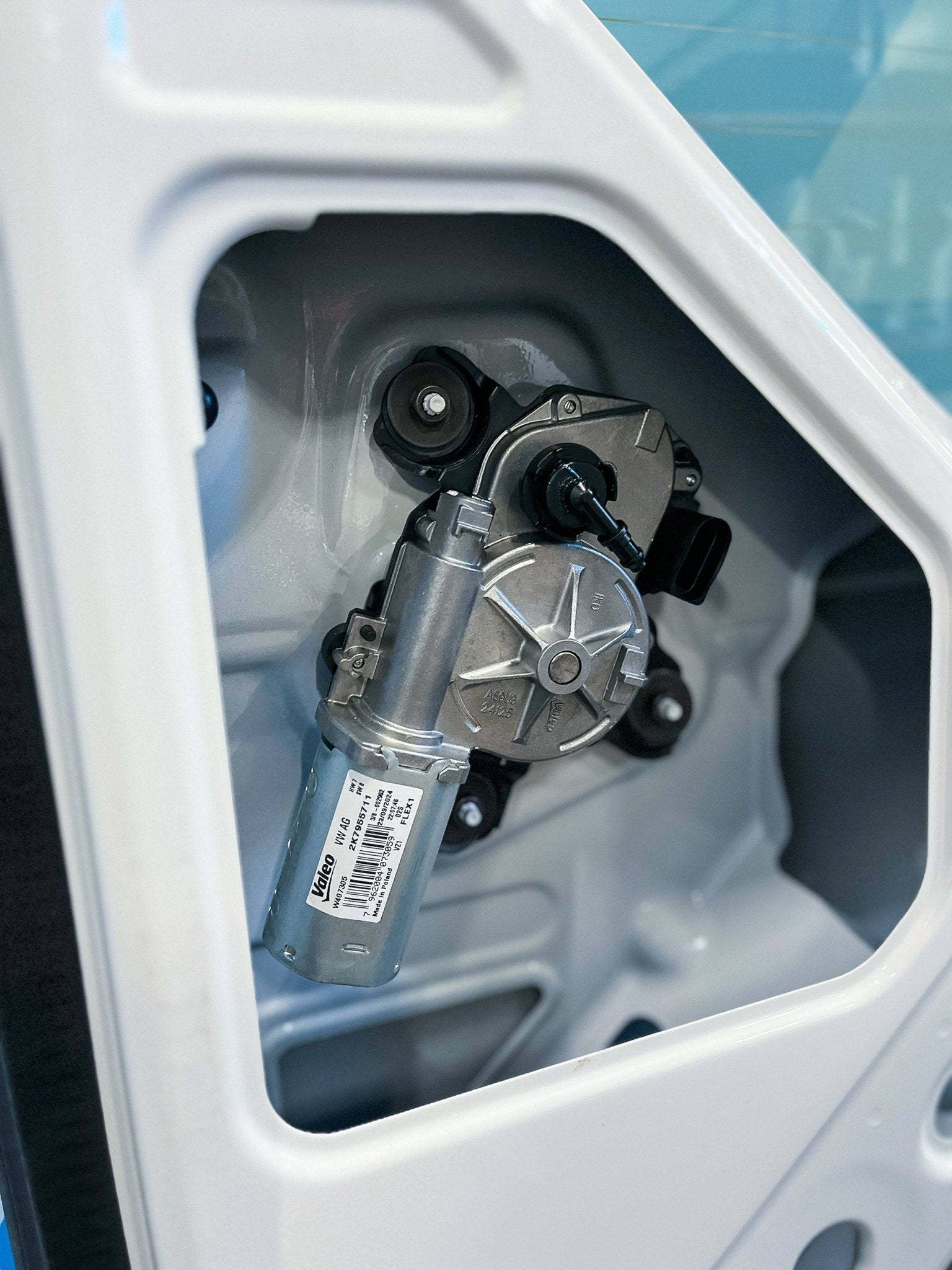 VW Crafter achterdeur links H2 met ruit LB9A wit 7C3827091CE, Auto-onderdelen, Gebruikt, -, Deur, -