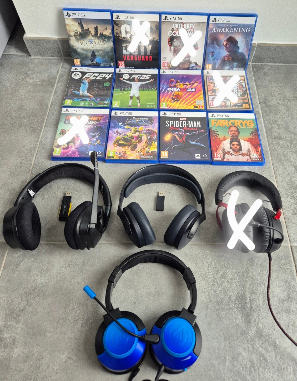 accessoires et jeux ps5, Enlèvement, Comme neuf