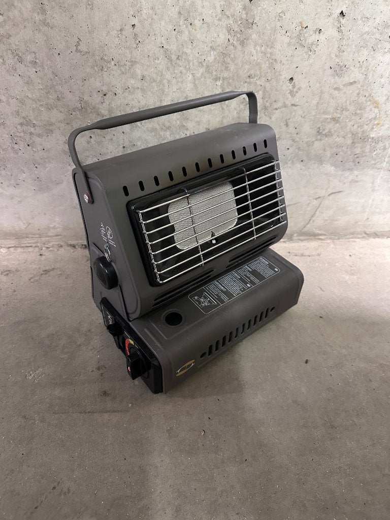 Gasverwarming voor in de tent, Ophalen, Gebruikt