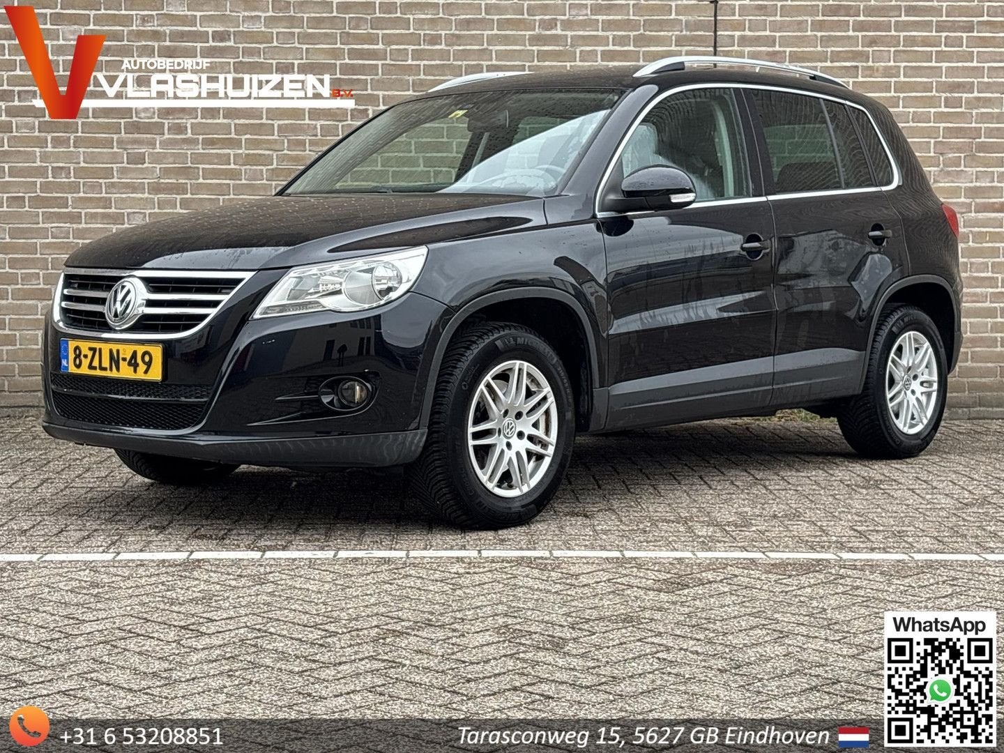 Volkswagen Tiguan 1.4 TSI Sport&Style 4Motion, Auto's, Zwart, Zwart, 185 g/km, Bedrijf