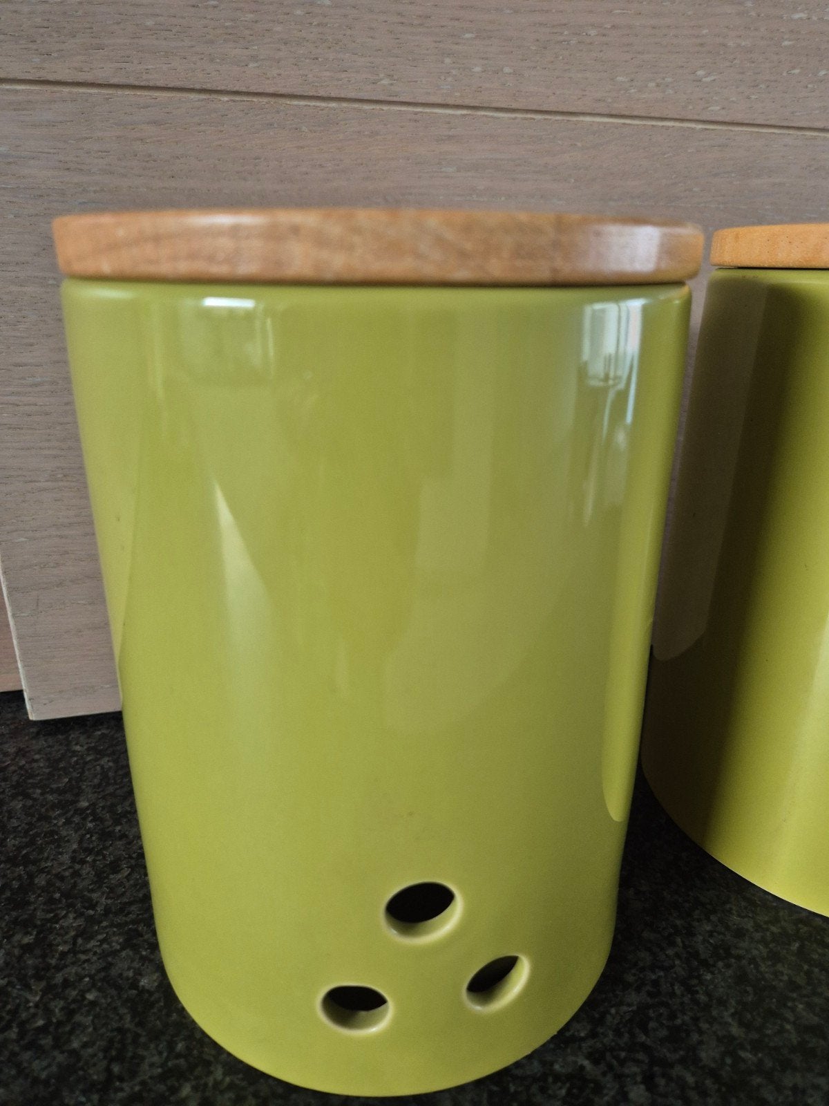 2 nieuwe voorraadpotten ajuin en look of andere, Ophalen