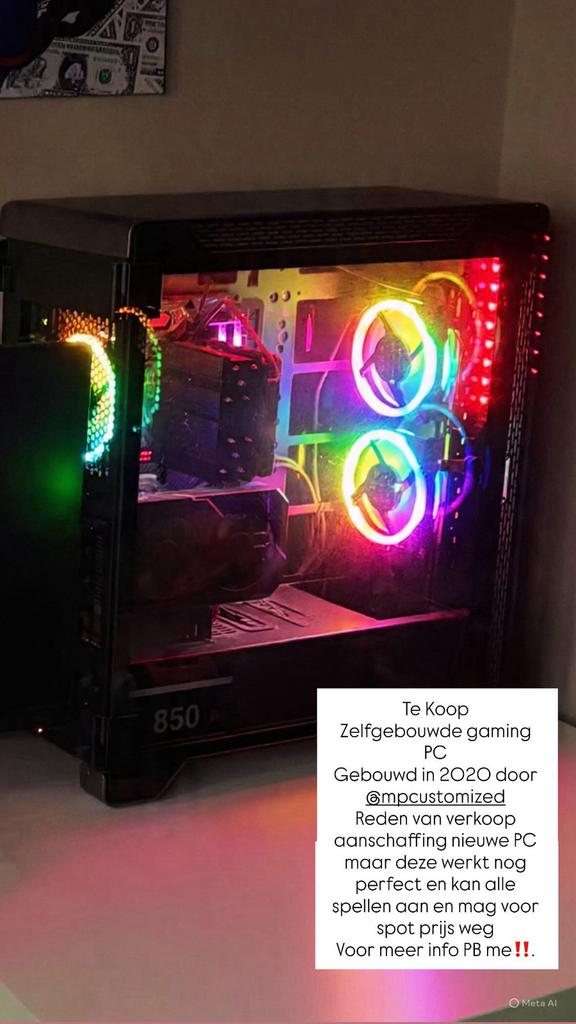 Zelfgebouwd Gaming PC, Ophalen, 8 GB, Zo goed als nieuw, Gaming