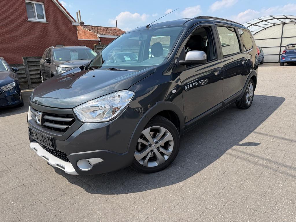 Dacia Lodgy Stepway 1,5 dci diesel 7 zitplaatsen, Monovolume, Euro 6, Zwart, Te koop