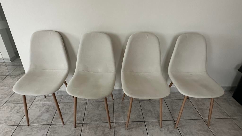 4 stoelen, Huis en Inrichting, Stoelen, Ophalen, Zo goed als nieuw
