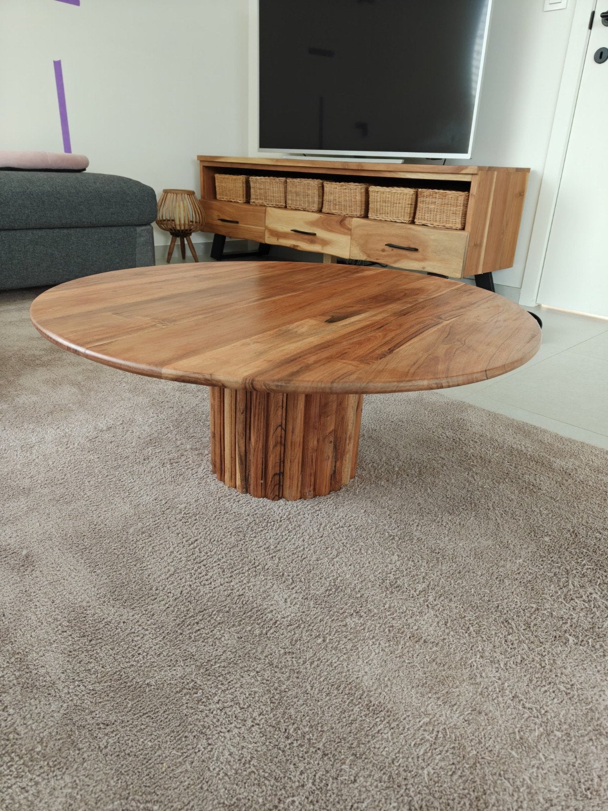 Salon tafel acaciahout, Huis en Inrichting, Tafels | Salontafels, Ophalen