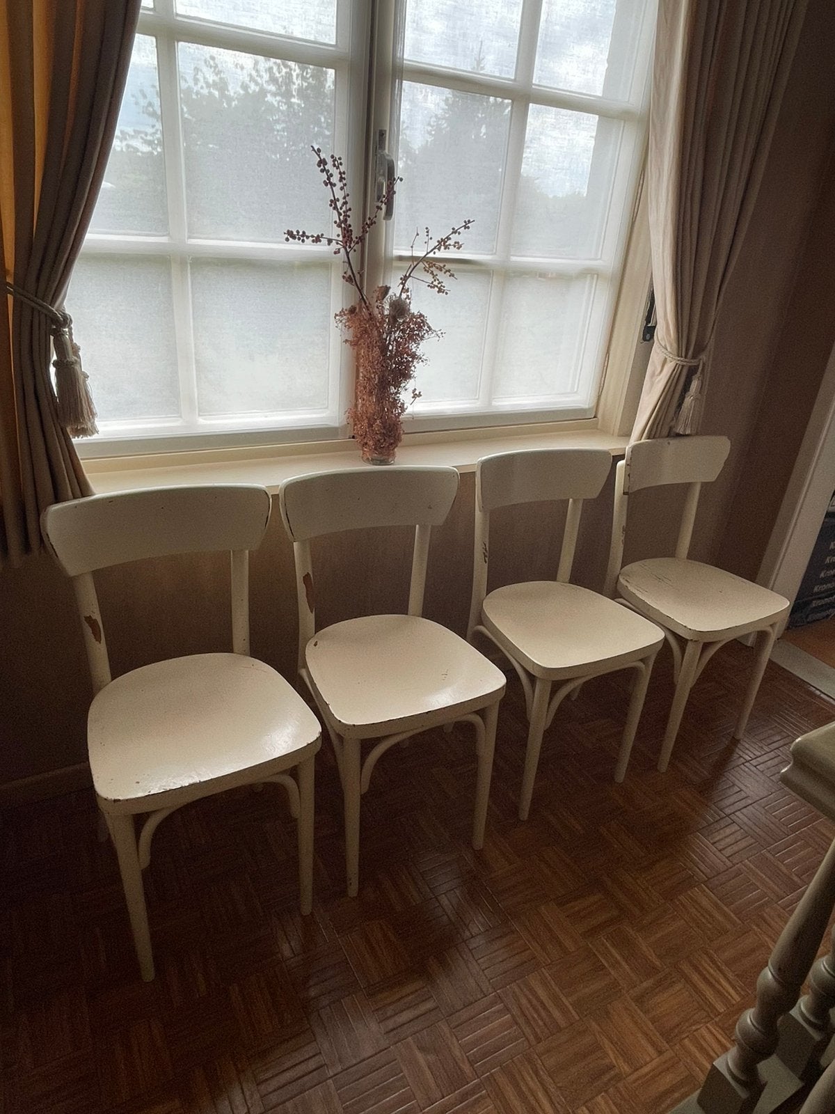 4 stevige stoelen, Huis en Inrichting, Ophalen, Gebruikt, Overige kleuren, Vier