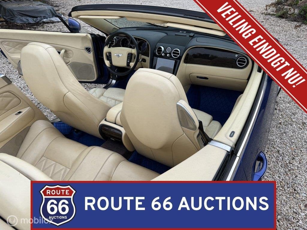 Bentley Continental GTC | 2008 | Route 66 Auctions, Auto's, Gebruikt, Zwart, Bedrijf, Overige carrosserie