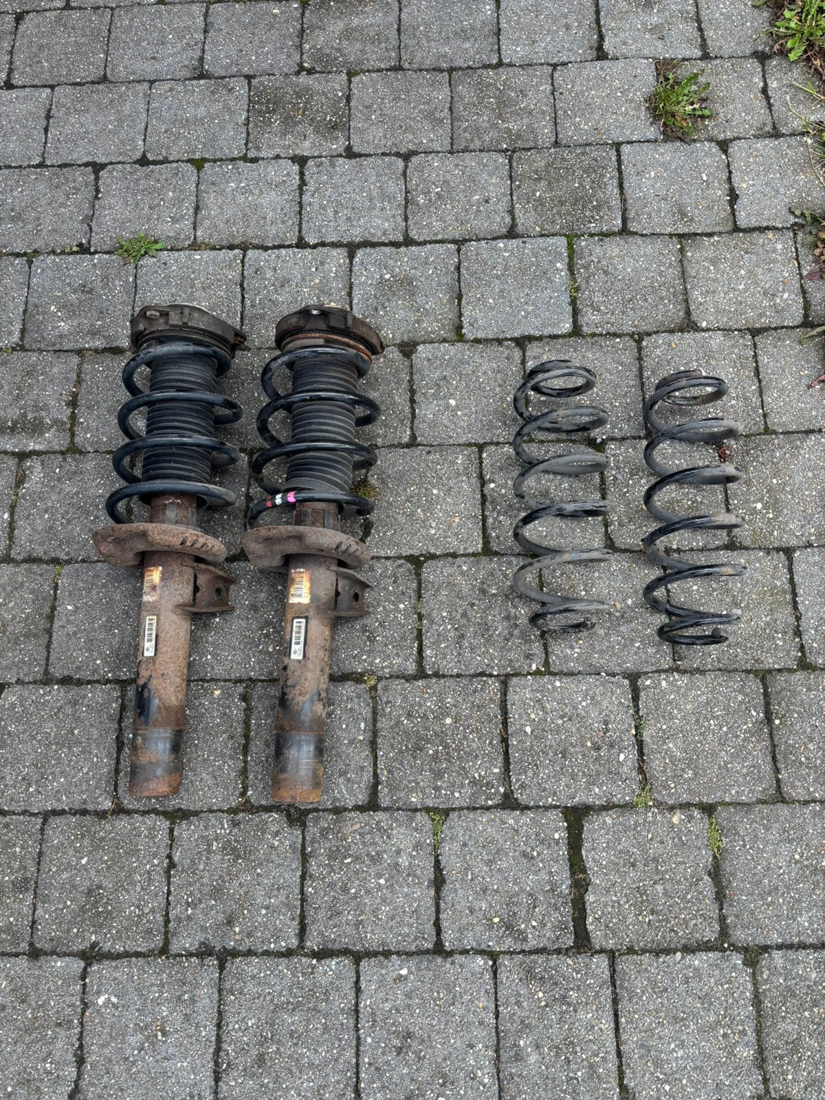 Originele veerpoten + veren golf 5, Enlèvement, Utilisé, Volkswagen