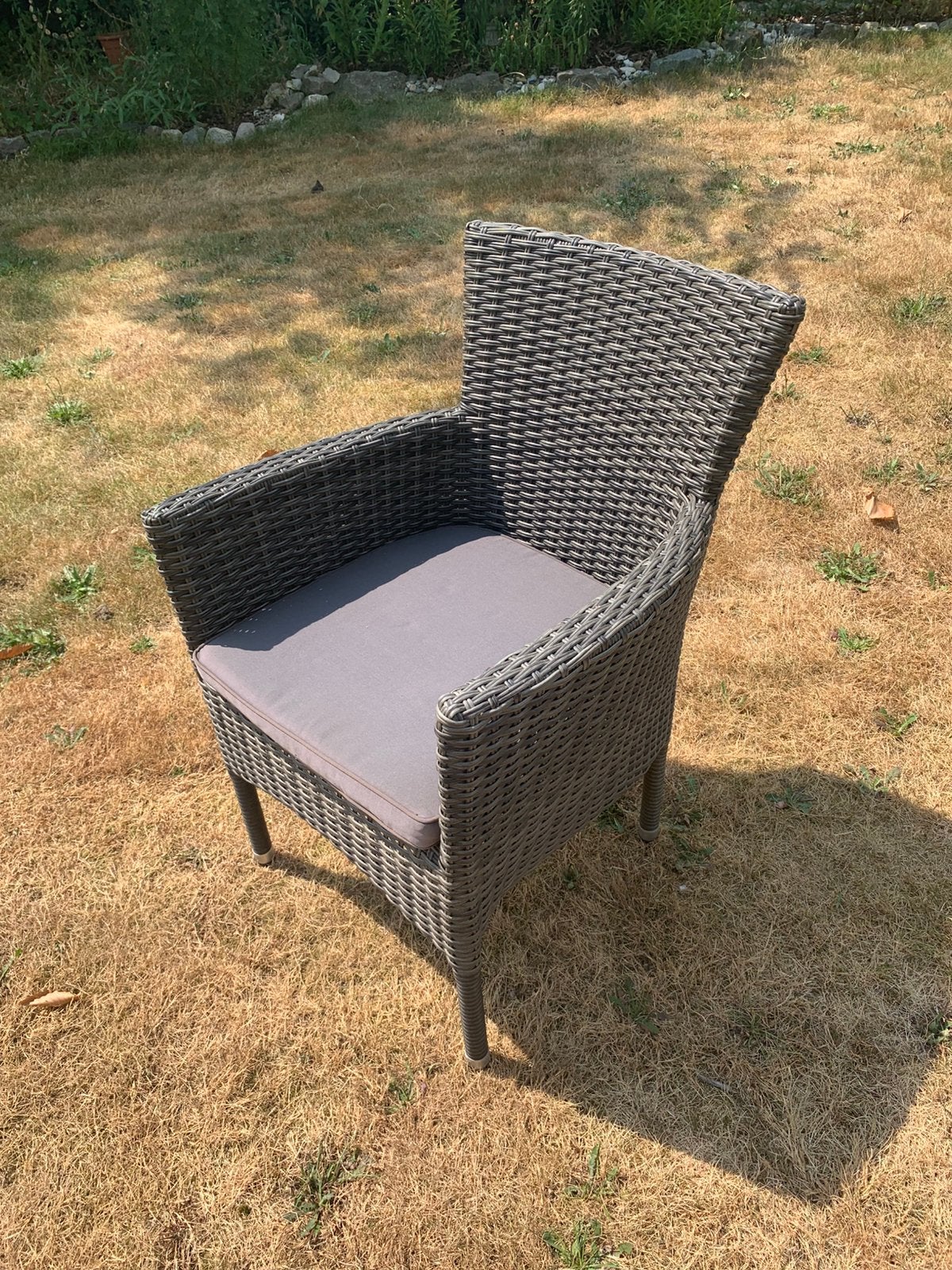 8 chaises de jardin avec coussins, Jardin & Terrasse, Enlèvement, Comme neuf, Aluminium, Empilable