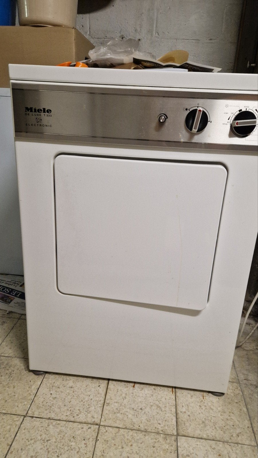Sèche-linge Miele De Luxe T 333 - Évacuation - Robuste & Fon, Electroménager, Enlèvement