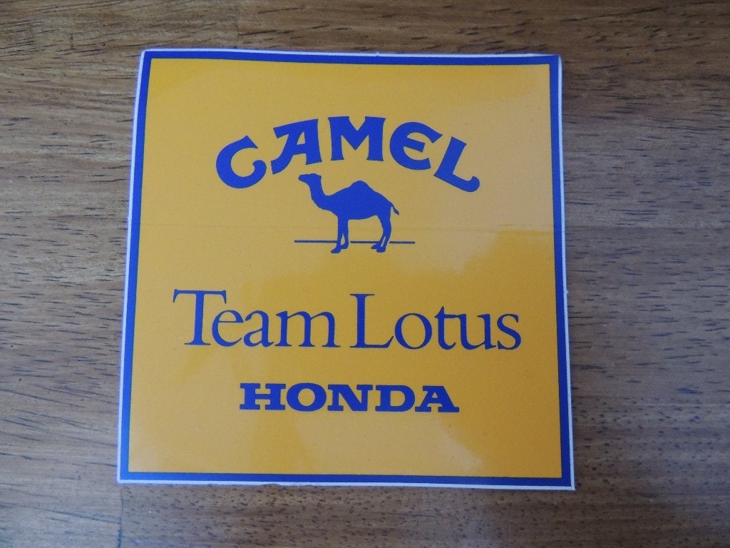 Camel Team Lotus Honda sticker, Collections, Envoi, Comme neuf, Voiture ou Moto