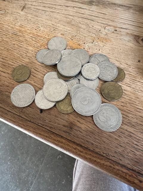 set duits kleingeld munten mark pfenning, Ophalen of Verzenden, Duitsland, Setje