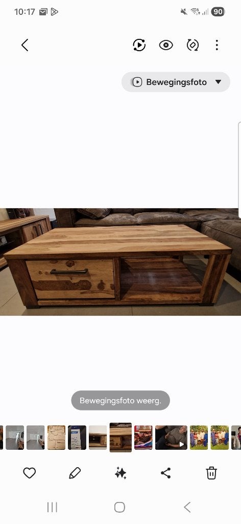 Salon tafel bohemian, Ophalen, Overige materialen, 100 tot 150 cm, 50 tot 100 cm