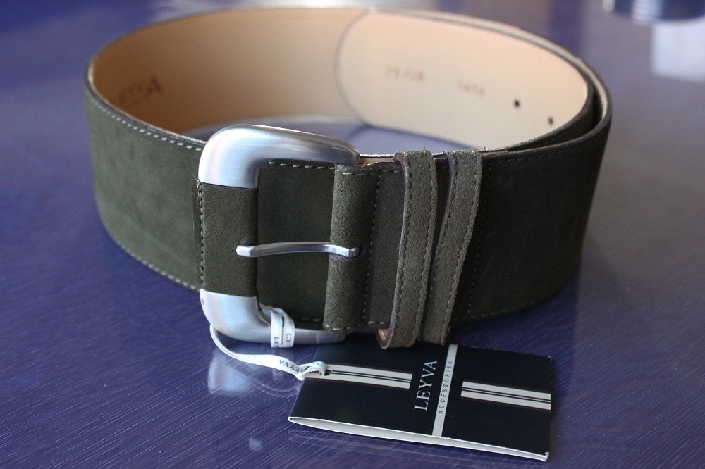 Leder Riem A.Leyva S.A. 75/28 NIEUW, Kleding | Dames, Ophalen of Verzenden, Nieuw, Echt leder