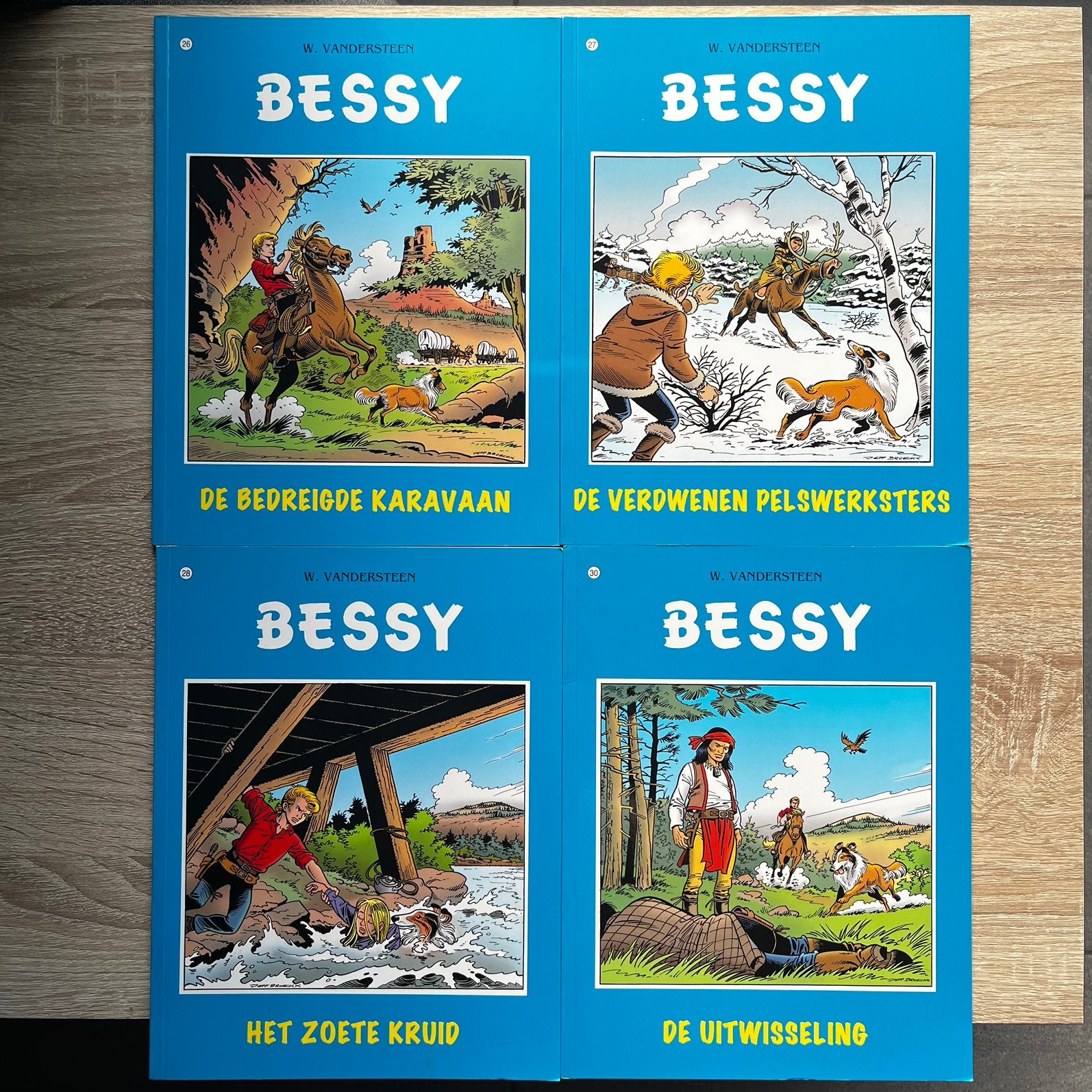 4 Bessy Stripboeken – W. Vandersteen NL, Boeken, Stripverhalen, Meerdere stripboeken, Ophalen of Verzenden, Zo goed als nieuw