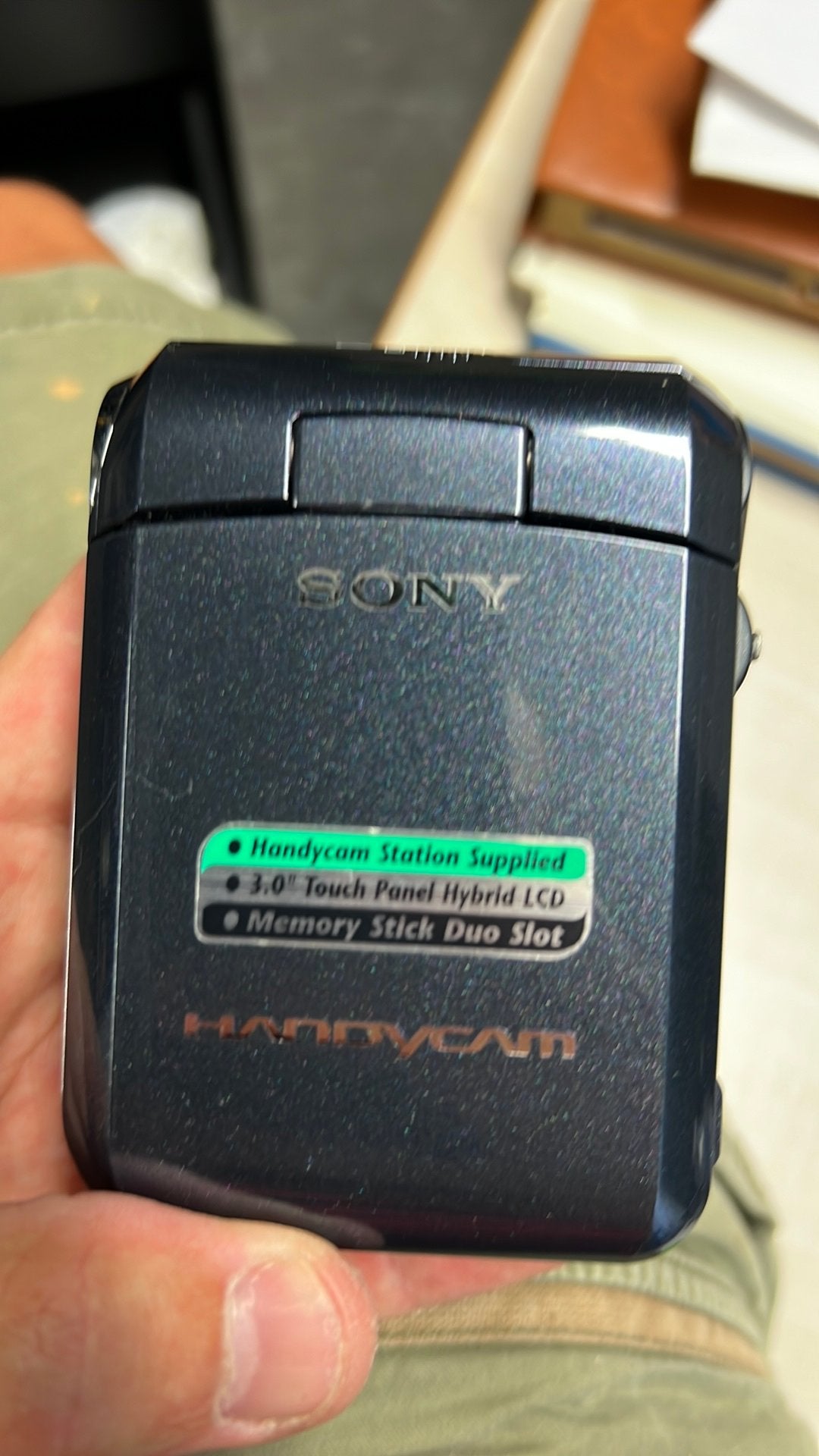 sony handycam dcr pc55e pal, Ophalen, Zo goed als nieuw, Sony