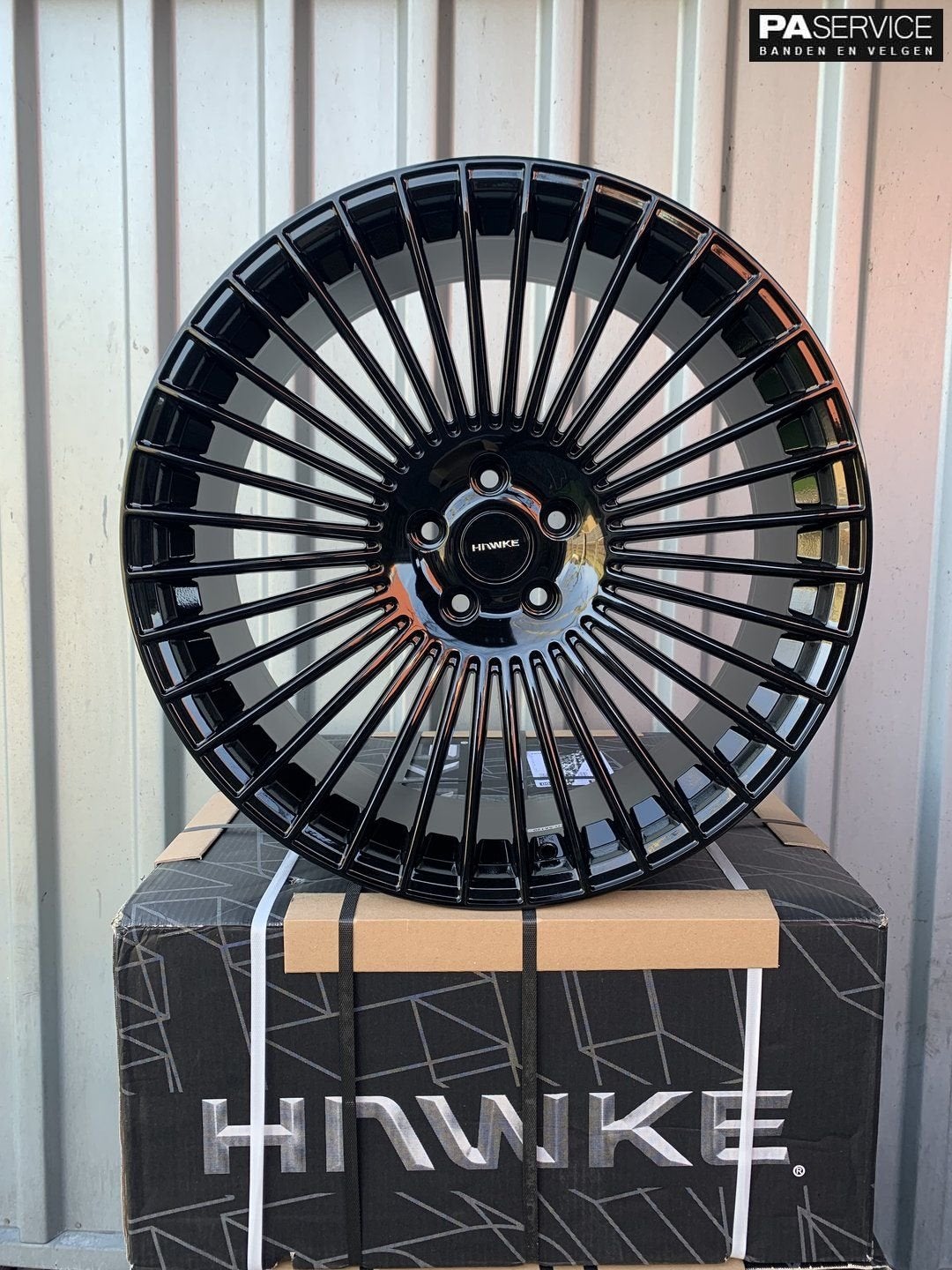 Nwe 22 inch Gloss Black Hawke Saka velgen voor Range Rover, Auto-onderdelen, -, -, Banden en Velgen, Nieuw