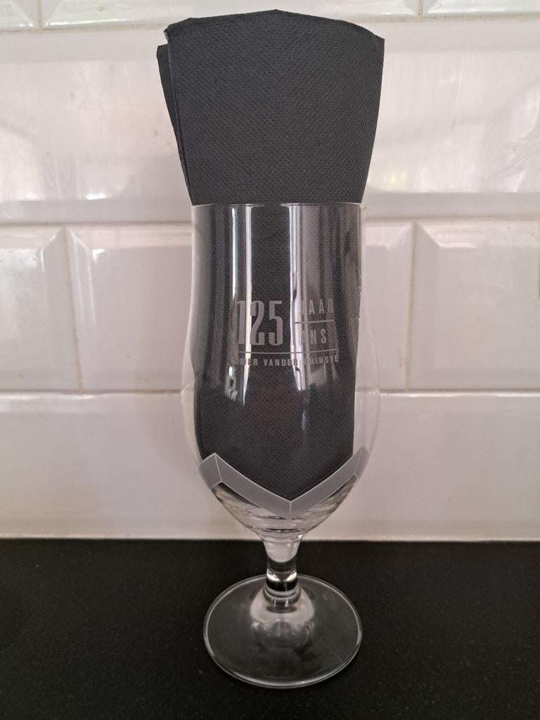 Omer - 125 jaar, Verzamelen, Glas en Drinkglazen, Verzenden, Nieuw, Bierglas