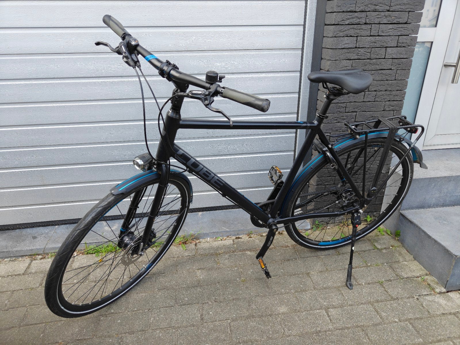 Cube Travel SL (Tandriem) herenfiets, Fietsen en Brommers, Versnellingen, Zo goed als nieuw, 57 tot 61 cm, Schijfrem