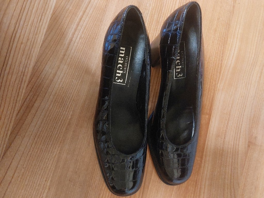 Chaussure dame à talon, Mach3, Chaussures à haut talons, Comme neuf, Noir