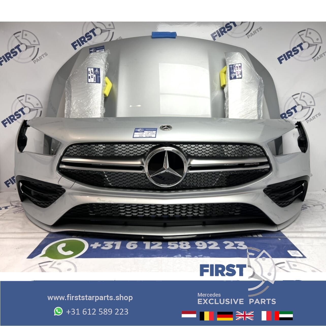 W118 CLA AMG VOORKOP onderdelen CLA35 Origineel Mercedes zil, Utilisé, -, Avant, -