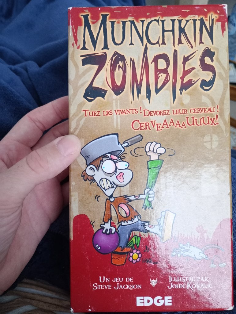 Munchkin zombies jeu société, Vijf spelers of meer, Ophalen, Gebruikt, Edge