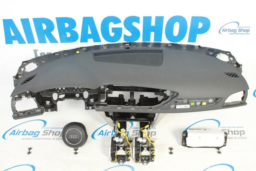 Airbag kit Tableau de bord gris blanc Audi A6 4G, Enlèvement ou Envoi, Utilisé