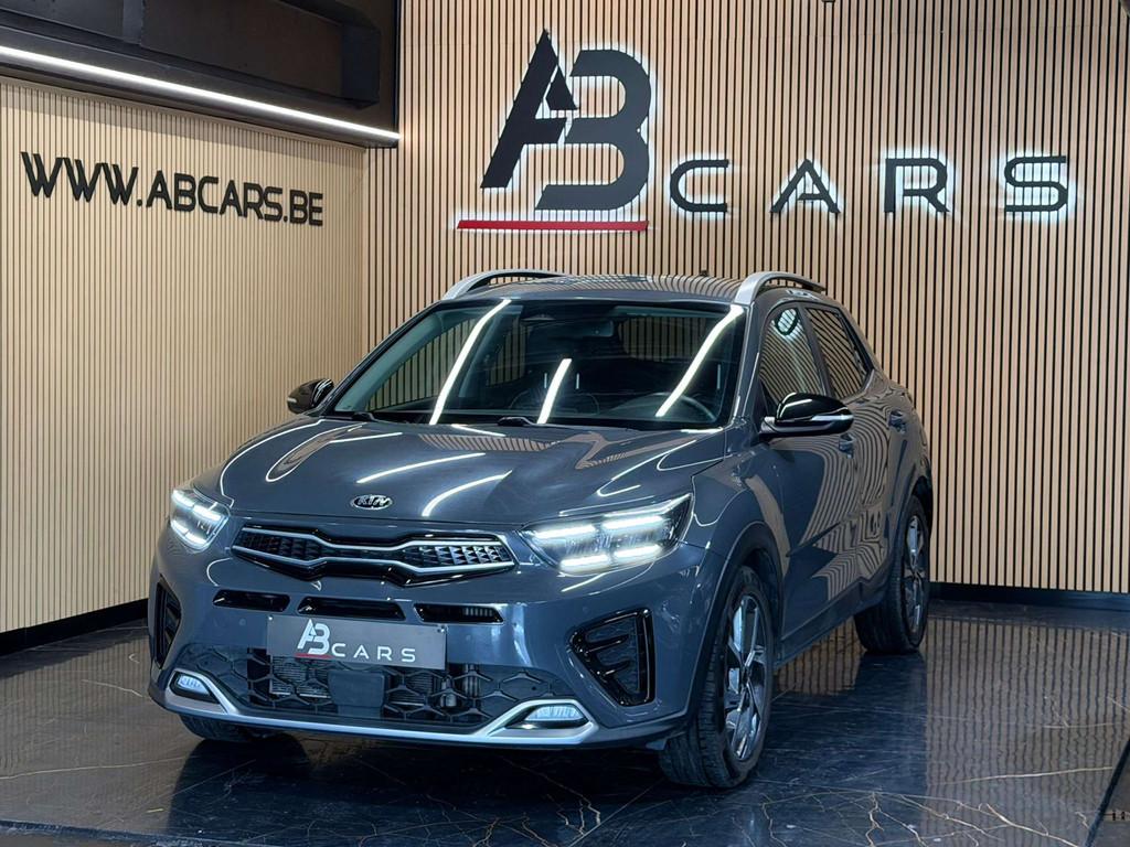 Kia Stonic 1.0 T GT Line * GARANTIE 12 MOIS * 1er prop, Autos, Kia, Argent ou Gris, 998 cm³, Entreprise, Noir