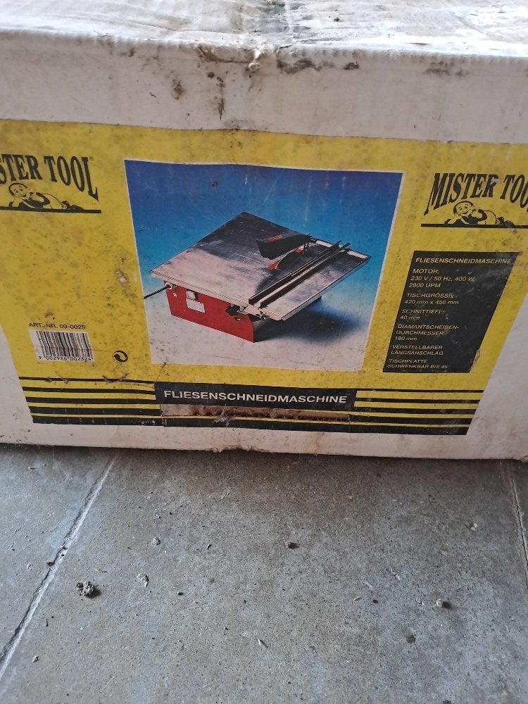 Tegelsnijder (ook te gebruiken met water), Doe-het-zelf en Bouw, Tegels, Ophalen, Gebruikt, 40 tot 60 cm, Vloertegels